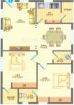 Floor Plan (2BHK+2T (1,160 sq ft) 1160 sq ft) Surya Meadows Floor Plan (2BHK+2T (1,160 sq ft) 1160 sq ft)