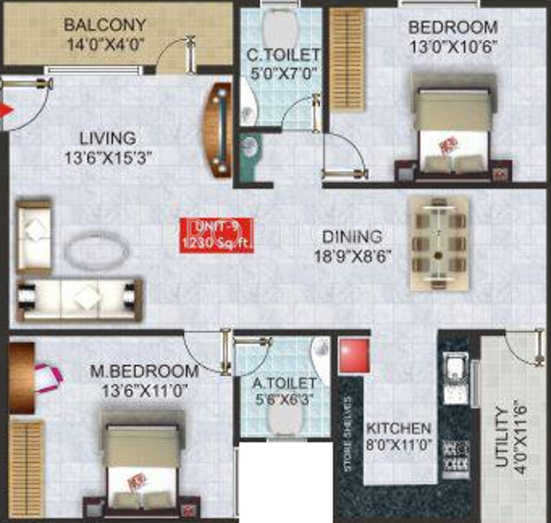 Dharani Nakshatra (2BHK+2T (1,230 sq ft) 1230 sq ft) Dharani Nakshatra (2BHK+2T (1,230 sq ft) 1230 sq ft)