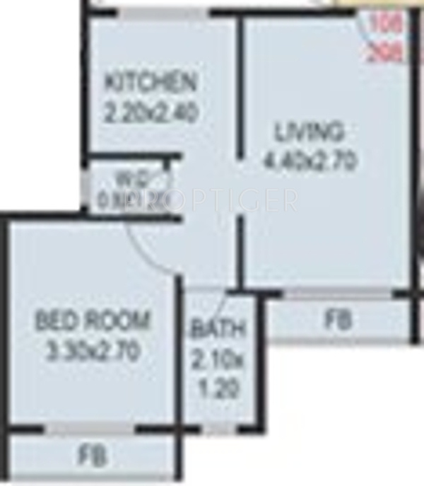 Dream Sai Park (1BHK+1T (572 sq ft) 572 sq ft) Dream Sai Park (1BHK+1T (572 sq ft) 572 sq ft)