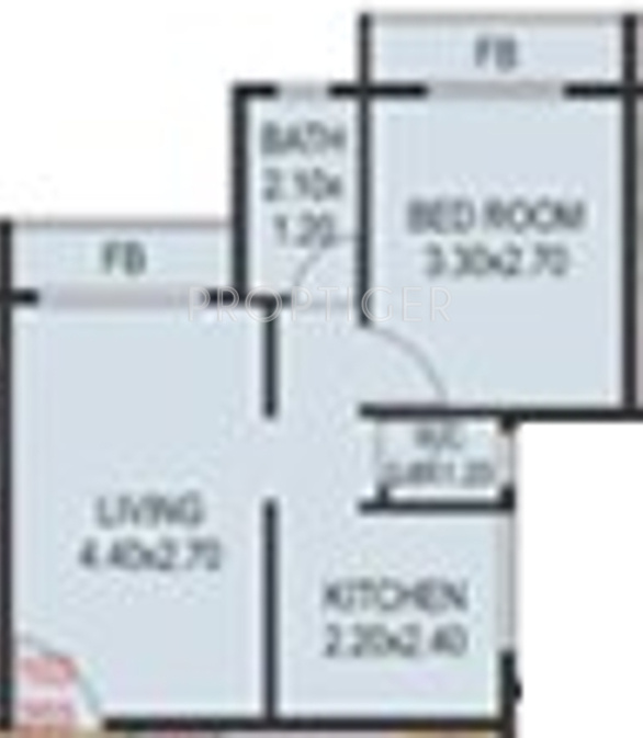 Dream Sai Park (1BHK+1T (569 sq ft) 569 sq ft) Dream Sai Park (1BHK+1T (569 sq ft) 569 sq ft)