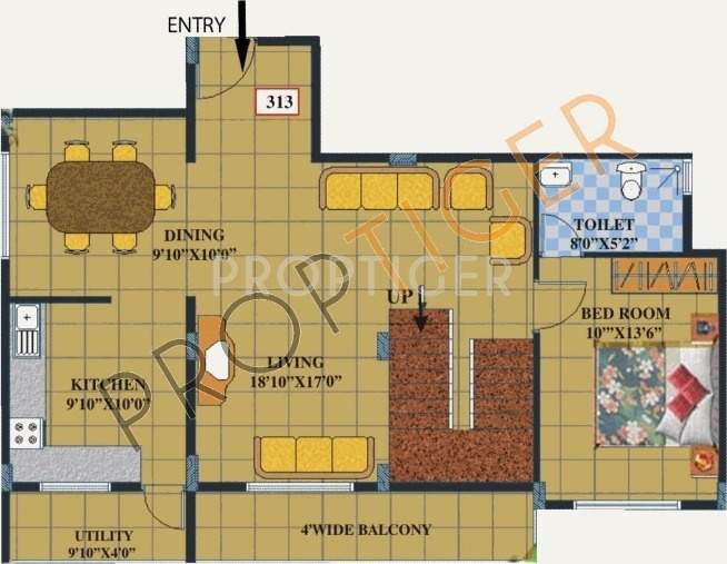 Vintage Vintage Sunshine (3BHK+3T (2,141 sq ft) 2141 sq ft)