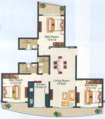 DLH Darpan (3BHK+3T (1,250 sq ft) 1250 sq ft)