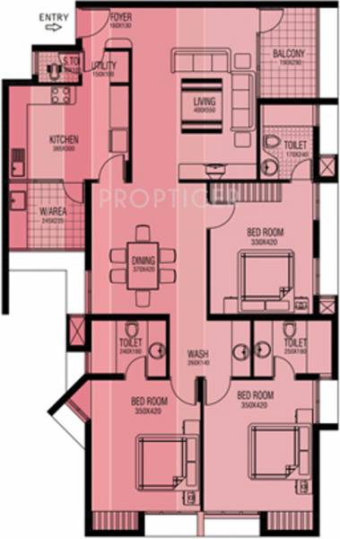Mather El Castillo (3BHK+3T (2,112 sq ft) 2112 sq ft) Mather El Castillo (3BHK+3T (2,112 sq ft) 2112 sq ft)