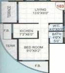 Shubh Vista Darshan (1BHK+1T (650 sq ft) 650 sq ft)