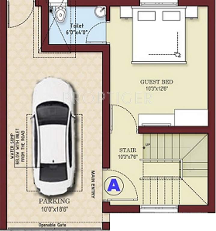 MGP Happiness (3BHK+3T (1,219 sq ft) 1219 sq ft)