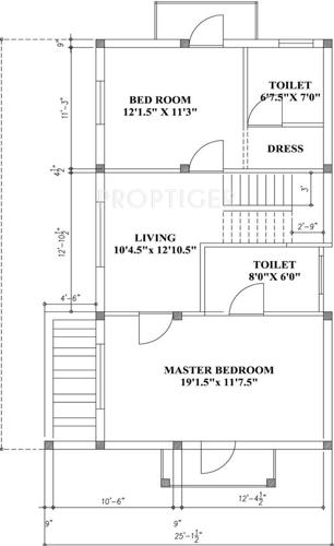 Oliyas Ten Downing (4BHK+4T (2,300 sq ft) 2300 sq ft)