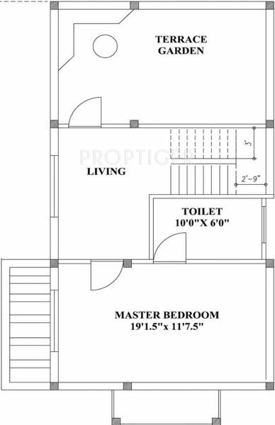 Oliyas Ten Downing (4BHK+4T (2,300 sq ft) 2300 sq ft)