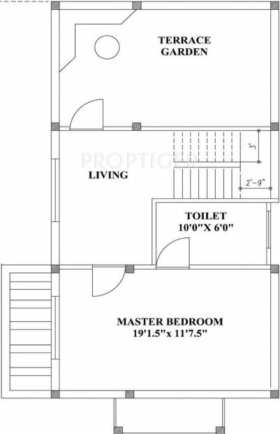 Oliyas Ten Downing (4BHK+4T (2,300 sq ft) 2300 sq ft)