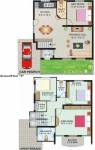 SB Patel Infrastructure Vaibhav Bunglows Floor Plan (4BHK+3T + Pooja Room)