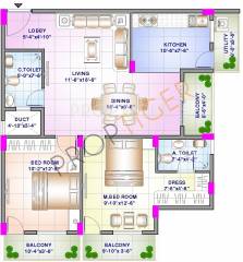 Sowparnika Sanvi (2BHK+2T (1,214 sq ft) 1214 sq ft) Sowparnika Sanvi (2BHK+2T (1,214 sq ft) 1214 sq ft)