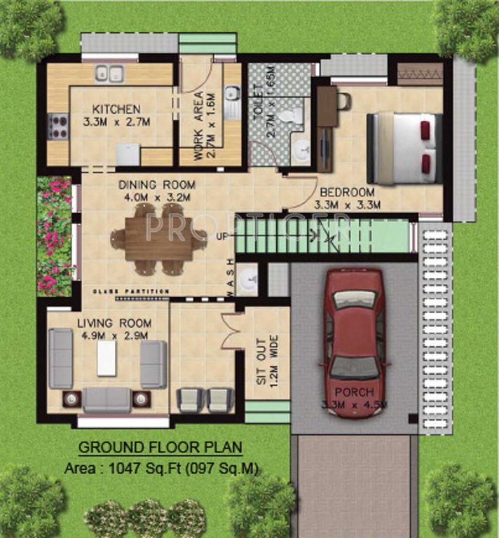 Cosima Haven (3BHK+3T (2,027 sq ft) 2027 sq ft)
