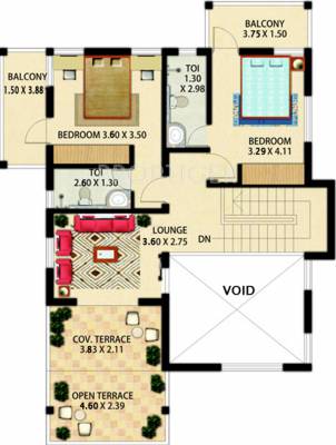 Bright Serenity Acres (3BHK+3T (2,106 sq ft) 2106 sq ft)