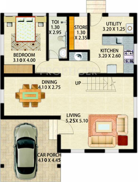 Bright Serenity Acres (3BHK+3T (2,107 sq ft) 2107 sq ft)