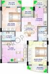 Sowparnika Sanvi (2BHK+2T (1,186 sq ft) 1186 sq ft)