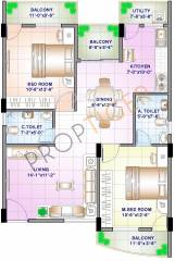 Sowparnika Sanvi (2BHK+2T (1,186 sq ft) 1186 sq ft) Sowparnika Sanvi (2BHK+2T (1,186 sq ft) 1186 sq ft)