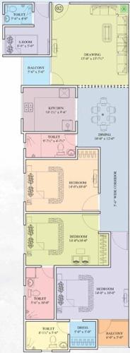 Aastha Imperial (3BHK+4T (1,770 sq ft) 1770 sq ft)