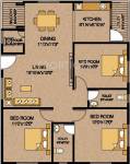 Padmajaa Pride (3BHK+2T (1,300 sq ft) + Pooja Room 1300 sq ft)