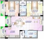 Sowparnika Sanvi (2BHK+2T (1,075 sq ft) 1075 sq ft)