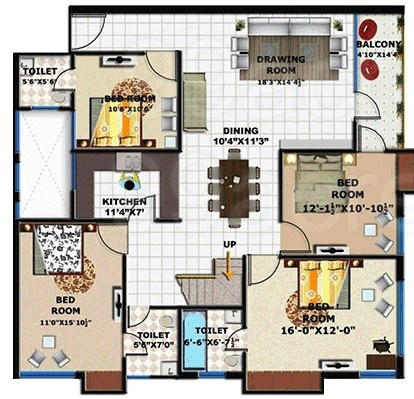  signature Floor Plan Lower Level Duplex Plan