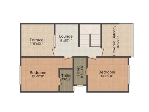 Rakhi Constructions Flower City 3BHK+3T (1,670 sq ft) Rakhi Constructions Flower City 3BHK+3T (1,670 sq ft)