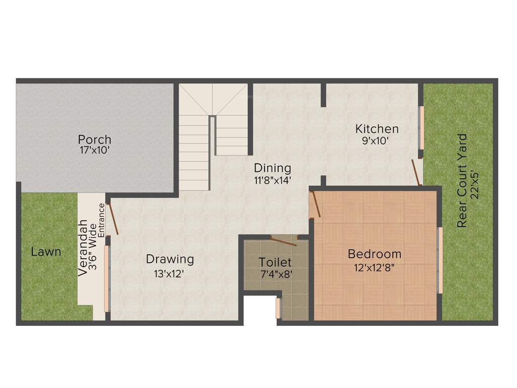 Rakhi Constructions Flower City 3BHK+3T (1,774 sq ft)