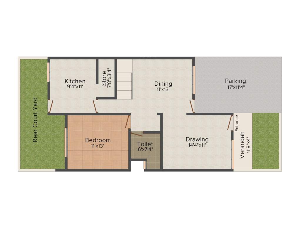 Rakhi Constructions Flower City 3BHK+3T (1,820 sq ft)