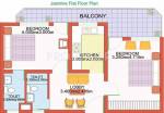Amarnath Aggarwal Amravati Apartments (2BHK+2T (865 sq ft) 865 sq ft)