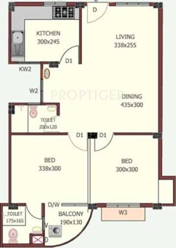 Jewel Nexus (2BHK+2T (790 sq ft) 790 sq ft) Jewel Nexus (2BHK+2T (790 sq ft) 790 sq ft)