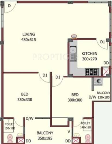 Jewel Nexus (2BHK+2T (883 sq ft) 883 sq ft) Jewel Nexus (2BHK+2T (883 sq ft) 883 sq ft)
