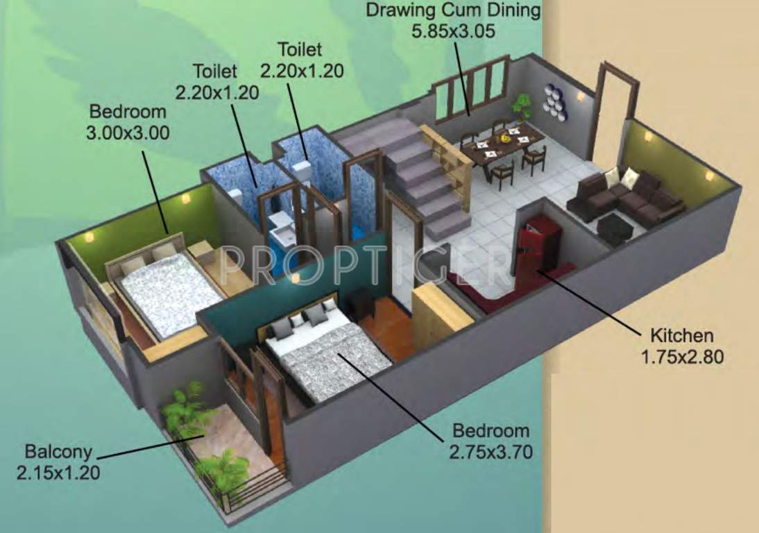 SDC Swadesh Developers and Colonizers Orchard Square (4BHK+4T (1,784 sq ft) 1784 sq ft)
