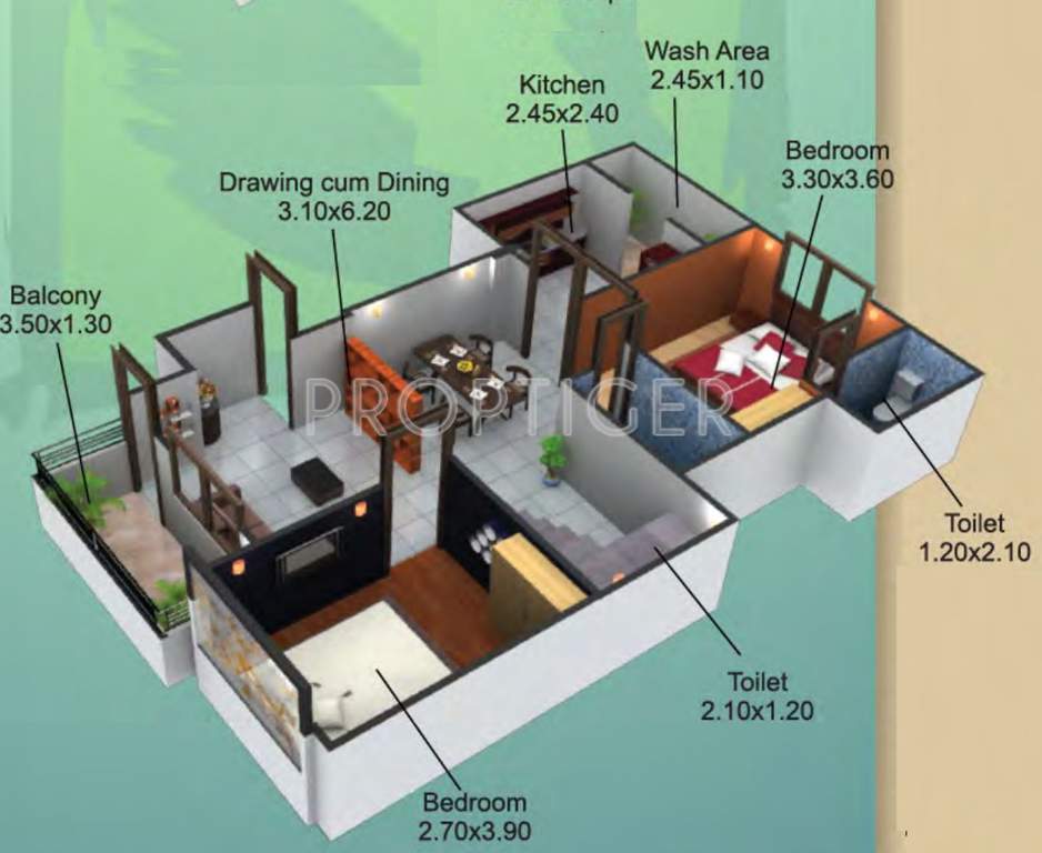 SDC Swadesh Developers and Colonizers Orchard Square (4BHK+4T (1,872 sq ft) 1872 sq ft)