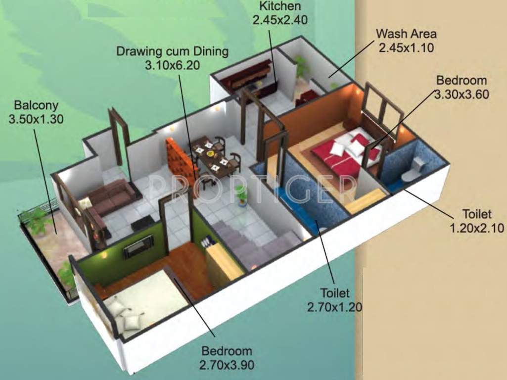 SDC Swadesh Developers and Colonizers Orchard Square (4BHK+4T (1,934 sq ft) 1934 sq ft)