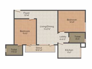Vipul Pratham Apartments (2BHK+2T (1,280 sq ft) 1280 sq ft) Vipul Pratham Apartments (2BHK+2T (1,280 sq ft) 1280 sq ft)