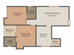 Jewel Crest View (2BHK+2T (975 sq ft) 975 sq ft)