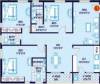 Jubilee Surya (3BHK+3T (1,536 sq ft) 1536 sq ft)