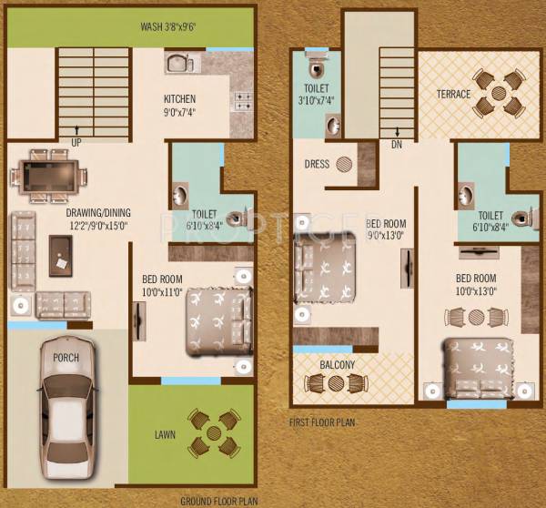 Amaltas Golden Mile (3BHK+3T (1,435 sq ft) 1435 sq ft)