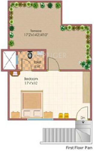 Rai Homes Universal Royal Park City (2BHK+2T (670 sq ft) 670 sq ft)