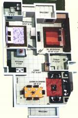 JTPL Flora Designer Floors (2BHK+2T (1,125 sq ft) 1125 sq ft) JTPL Flora Designer Floors (2BHK+2T (1,125 sq ft) 1125 sq ft)