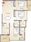 Balaji Dham Narayan Dham Residency Floor Plan (3BHK+3T (1,560 sq ft) 1560 sq ft)