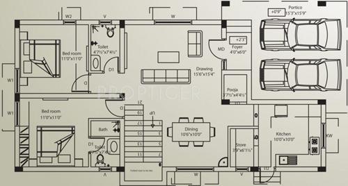 Ultrra Yogha Sastha (4BHK+4T (2,700 sq ft) 2700 sq ft)