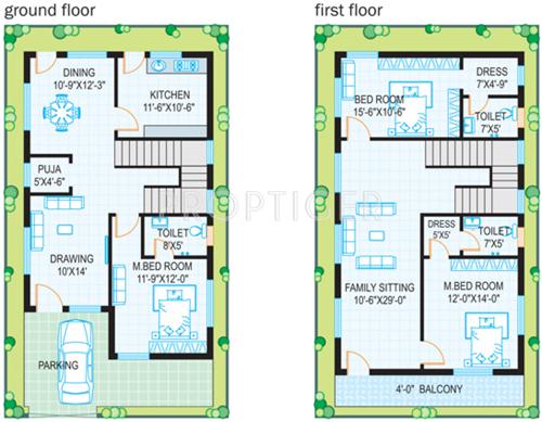 Siva Green Valley (3BHK+3T (2,160 sq ft) 2160 sq ft)
