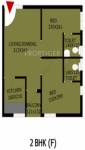 Penta Homes Smart Homes Floor Plan (2BHK+2T)