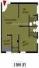 Penta Homes Smart Homes Floor Plan (2BHK+2T)