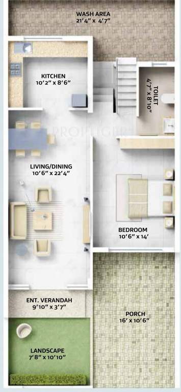 Global Ananta (3BHK+3T (1,715 sq ft) 1715 sq ft)