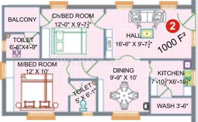 Balakrishna Towers (2BHK+2T (1,000 sq ft) 1000 sq ft) Balakrishna Towers (2BHK+2T (1,000 sq ft) 1000 sq ft)