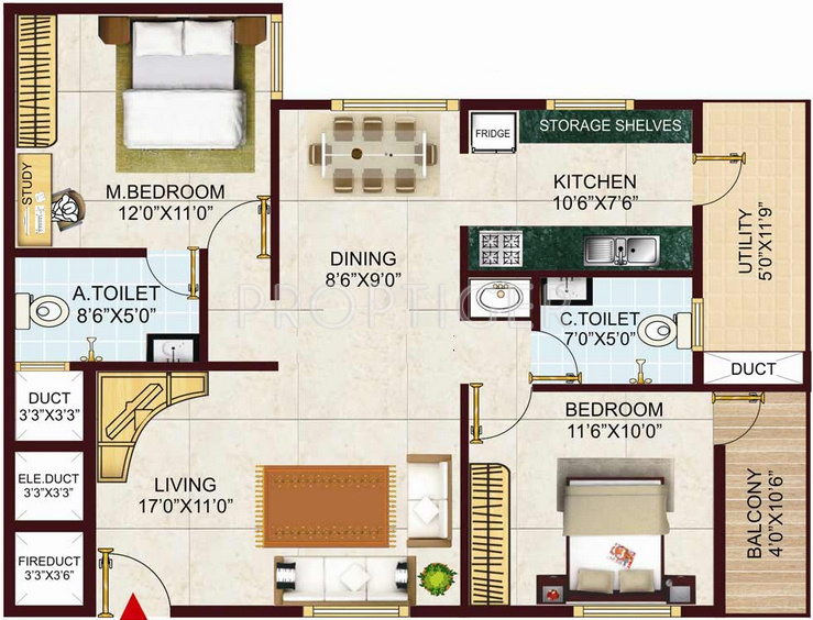 Arya Honey Comforts (2BHK+2T (1,150 sq ft) 1150 sq ft) Arya Honey Comforts (2BHK+2T (1,150 sq ft) 1150 sq ft)