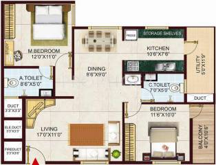 Arya Honey Comforts (2BHK+2T (1,150 sq ft) 1150 sq ft) Arya Honey Comforts (2BHK+2T (1,150 sq ft) 1150 sq ft)