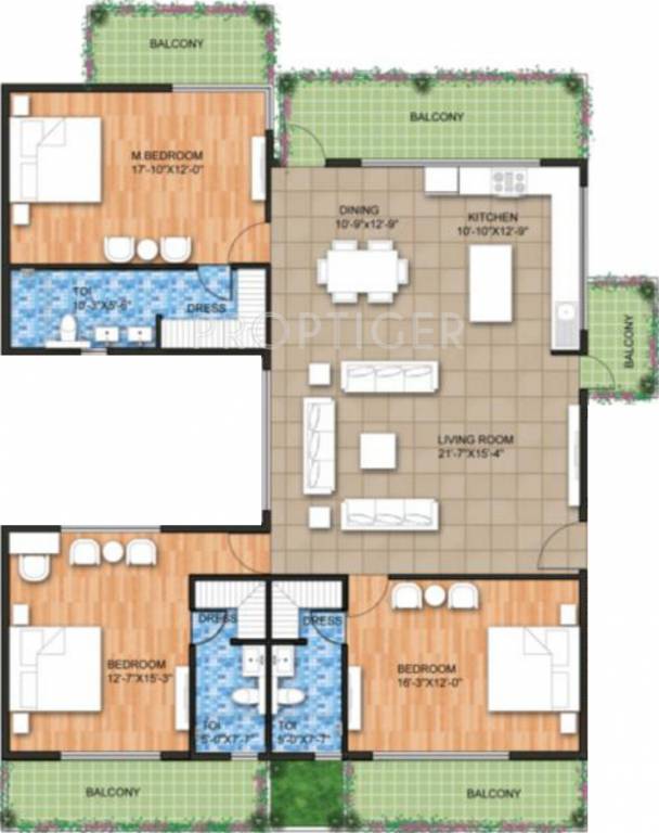 Raheja Ayana Residences (3BHK+3T (5,614 sq ft) 5614 sq ft) Raheja Ayana Residences (3BHK+3T (5,614 sq ft) 5614 sq ft)