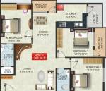 SN Blossoms (3BHK+2T (1,365 sq ft) 1365 sq ft) SN Blossoms (3BHK+2T (1,365 sq ft) 1365 sq ft)