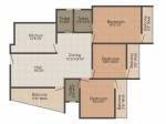 Bhandary Solitaire (3BHK+3T (1,460 sq ft) 1460 sq ft)